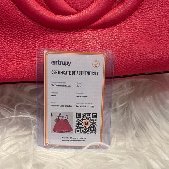 Gucci Pink Leather Soho Shoulder Bag - Picture 12 of 12